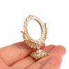 3pcs/set 1:12 Scale Dollhouse Vintage Comb Dressing Mirror For Doll House Bathroom Furniture Decor Accessories Kids Play Toys