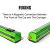 1:87 FUXING Hochgeschwindigkeitsbahn Modell Spielzeugauto Legierung Druckguss Elektrisch Fahren Magnetische Verbindung U-Bahn Zug Ornamente Kinder Geschenke