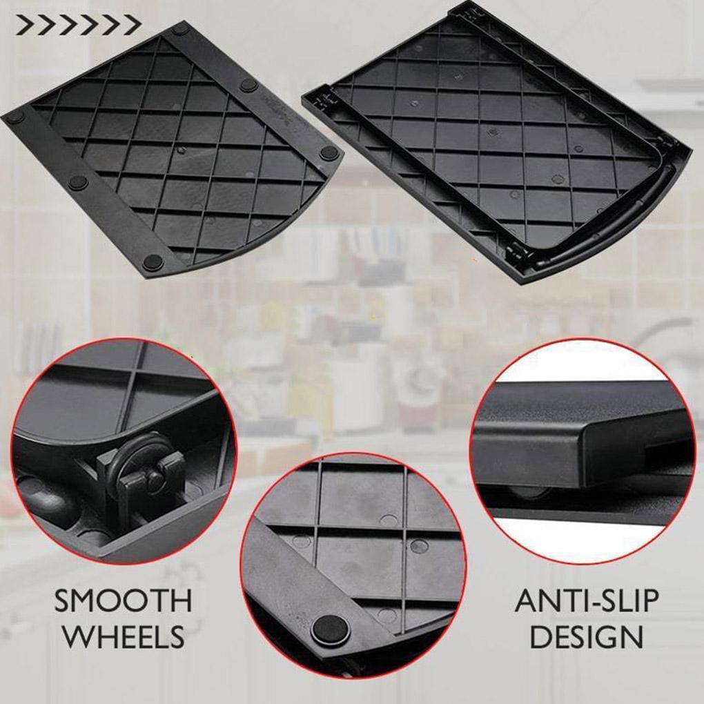 Stretchable Sliding Tray Mat Countertop Appliance Moving Holder Serving Base Kitchen Kitchenware Wide Application