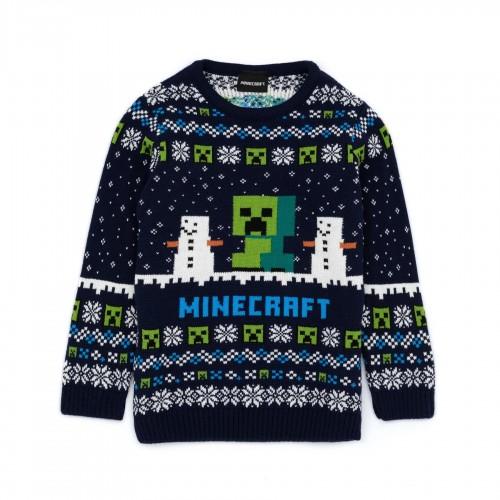 Minecraft Vlněný vánoční svetr pro děti/děti