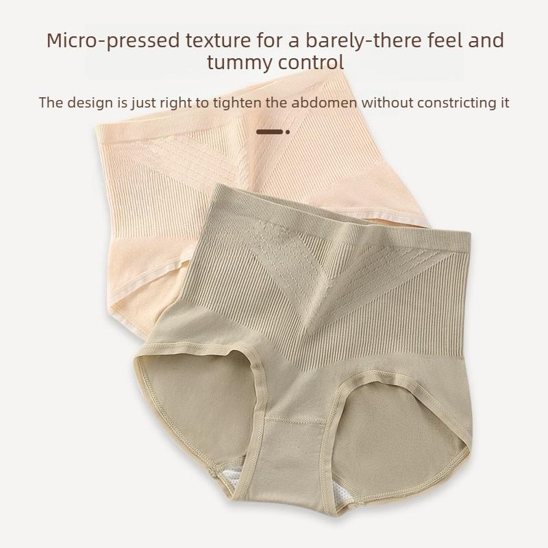Slip a triangolo da donna estivi tinta unita 7A in seta di gelso antibatterici a vita alta per comfort addominale a contatto con la pelle