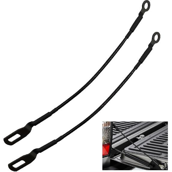 25838260 Tailgate Cable Strap, Tailgate Replacement Parts, Rear Tailgate Cables Straps, Fit for 2007-2016 Chevy Silverado GMC Sierra 1500 2500HD