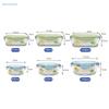 High Borosilicate Glass Bento Box With Lids Airtight Lunch Boxesdivided Lunch Containers