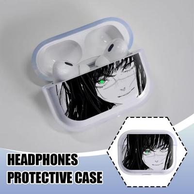 Anime Anime Chłopcy Dla Airpodspro2 Przezroczyste Etui na Słuchawki 2/3 Generacji Bezprzewodowe Bluetooth Etui Ochronne na Słuchawki Antypoślizgowe