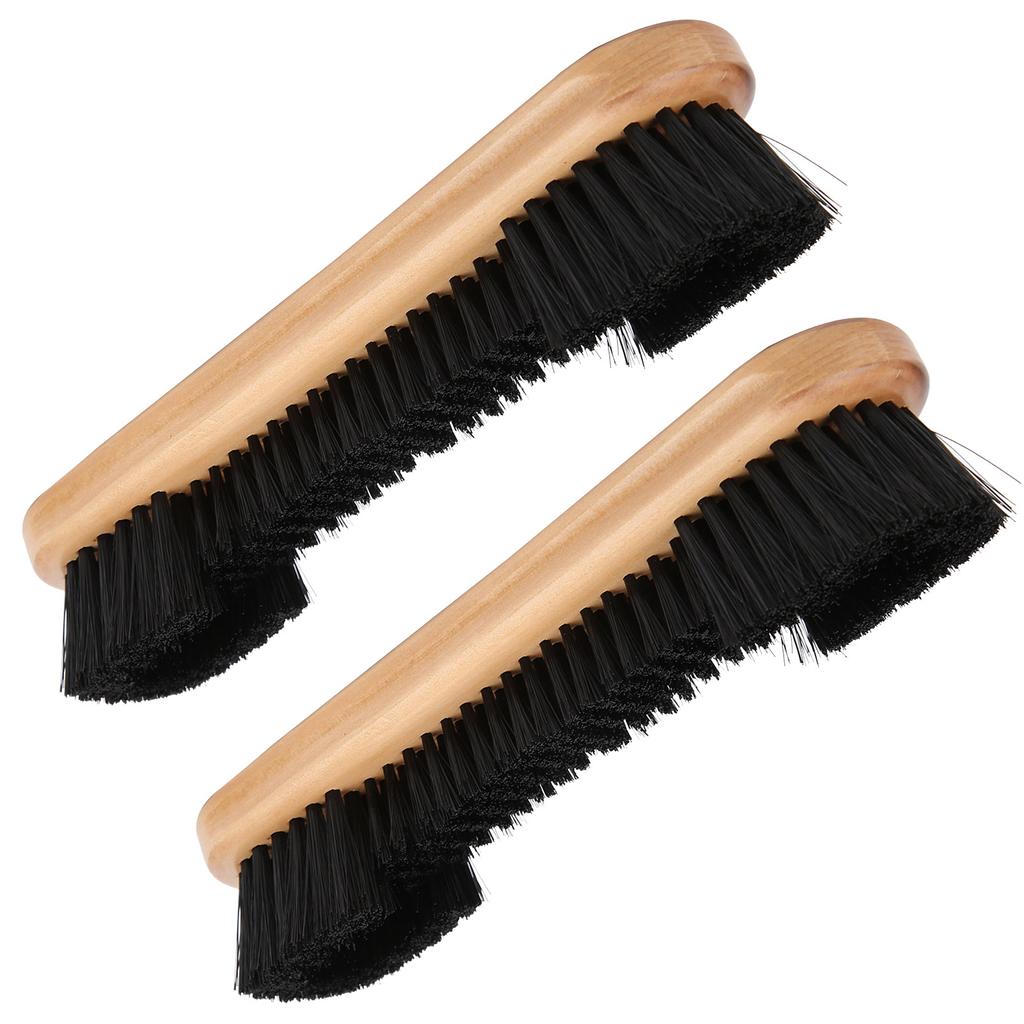 2Pcs Set Pool Table Brush Billiard Cleaner Wooden Handle Pool Table Cleanning Accessories