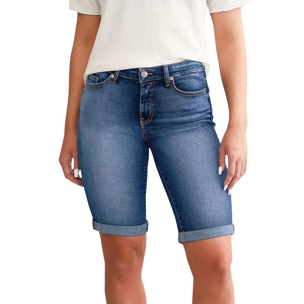 Women's Denim Classic Versatile High Waist Fashionable Shorts