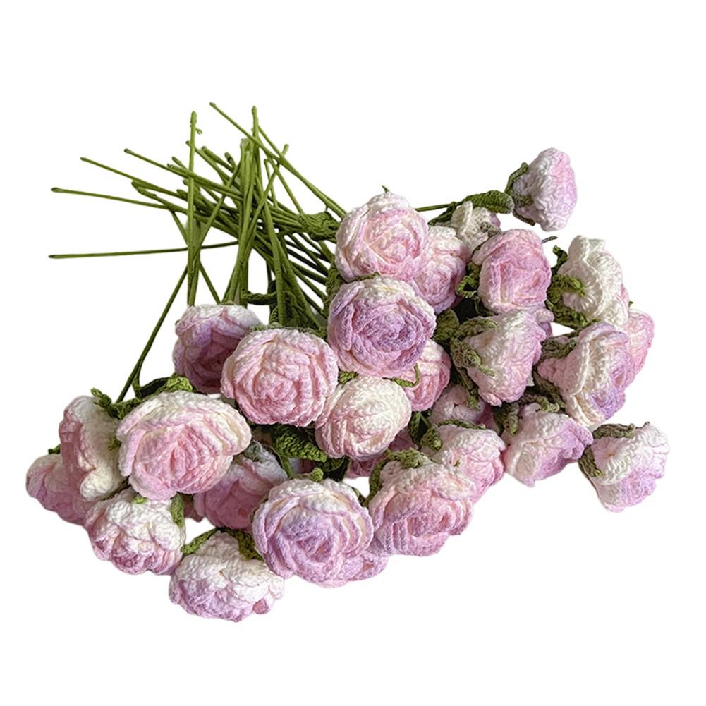 Beautiful Handwoven Rose Bouquet with Cotton Material for Special Moments