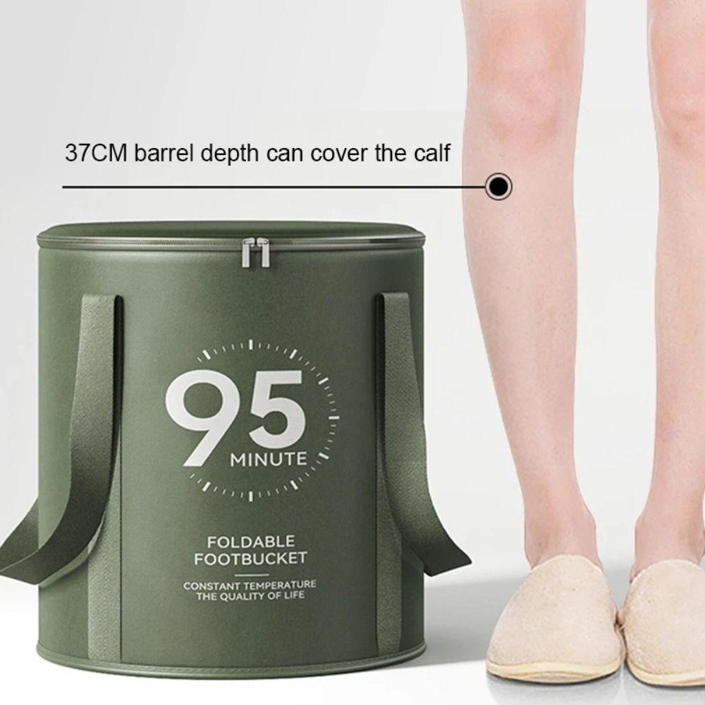 Multi-functional Folding Foot Bucket Portable Feet Bathtub Soak Foot Bag Soaking Basin  Home