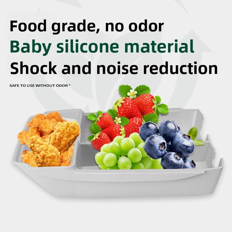 For Leapmotor B10 2025 2026 Center Console Lower Storage Box Silicone Organizer Tray Stowing Tidying Car Interior Accessories