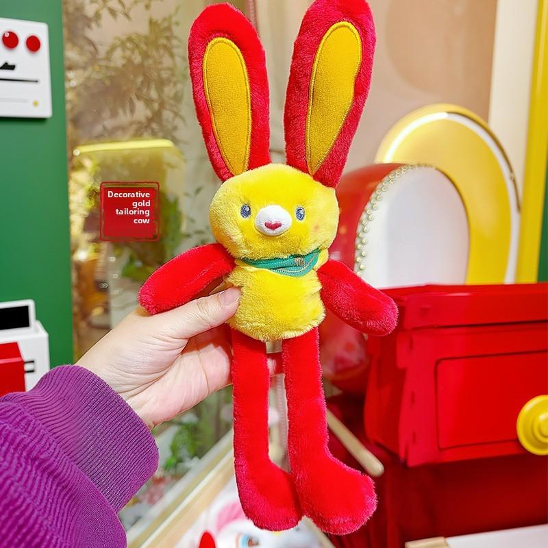 Joyful Lion Dance God Of Wealth Capybara Plush Pendant With Hanging For Year New