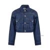 Vivienne WeStwood Women S Crop Marlene Denim Jacket 19010018 W0162 K406