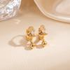 European High-End Zirconia Tassel Earrings: Lightweight, Luxurious Studs for Women