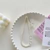 Pearl Love Mobile Phone Chain Beaded Mobile Phone Lanyard Short Strap