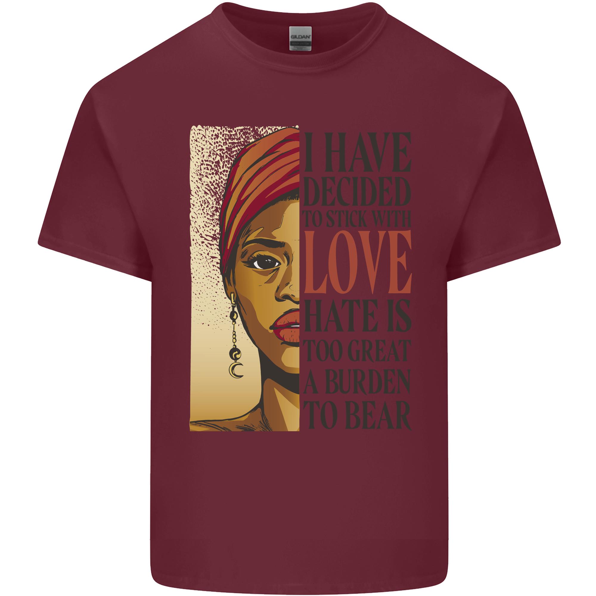 Stick With Love Black Lives Matter Unisexs Light Cotton TShirt S