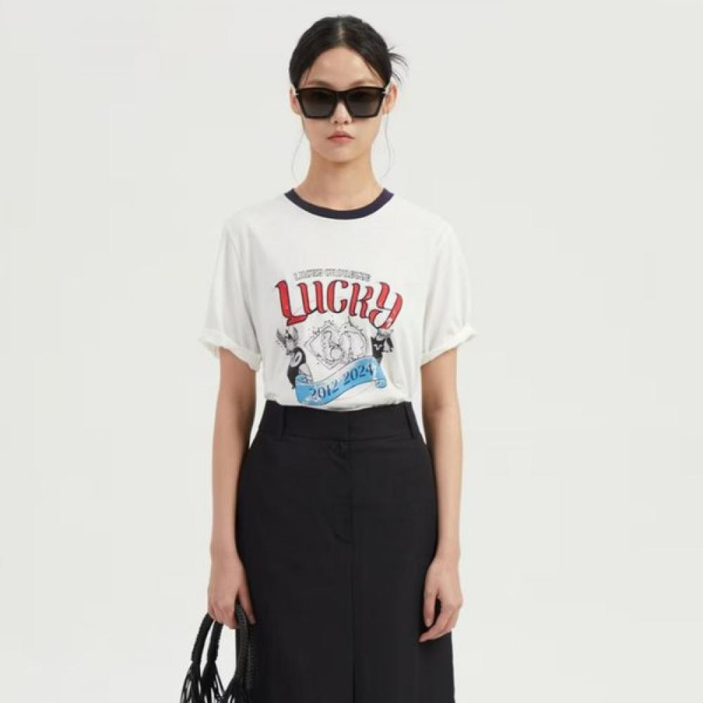 Lucky ChoueTTe Lucky SporT T shirT lqTam25100  Online Exclusive NIX (navy)/36(55)