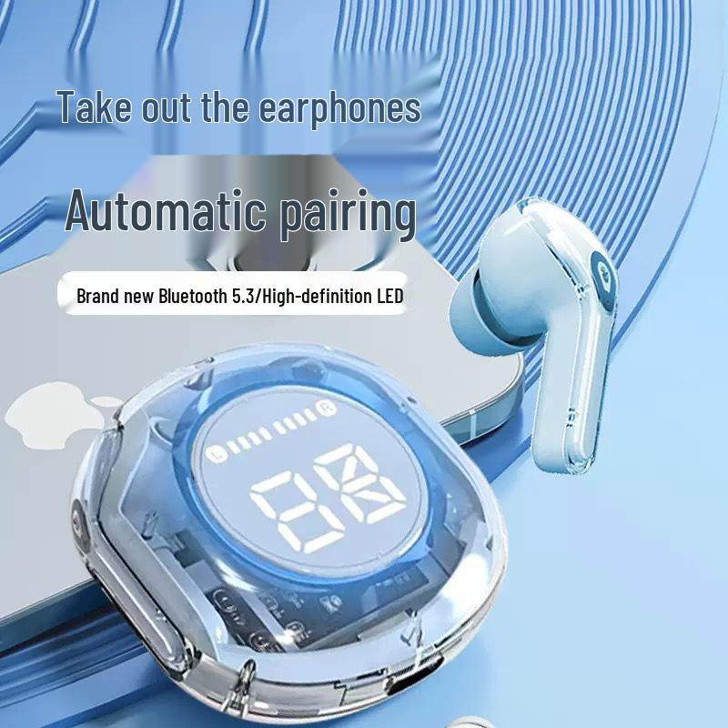Air31 Transparent Bluetooth Earbuds, 2nd Gen In-ear Wireless TWS with Digital Display