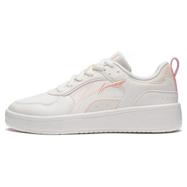 (WMNS) Li-Ning Spike Years  White Orange  Women s AGCT148-2 EU 35