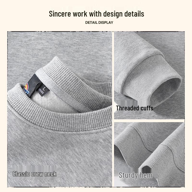 Felpa con scollo a girocollo da uomo Dickies con logo minimalista americano