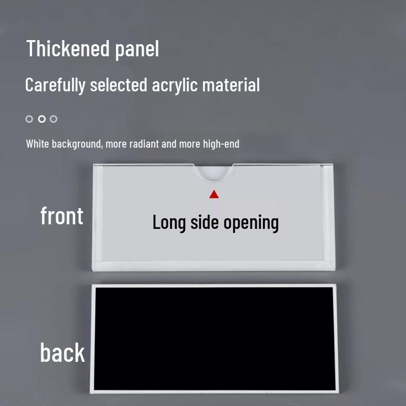 Acrylic Magnetic Label Holder