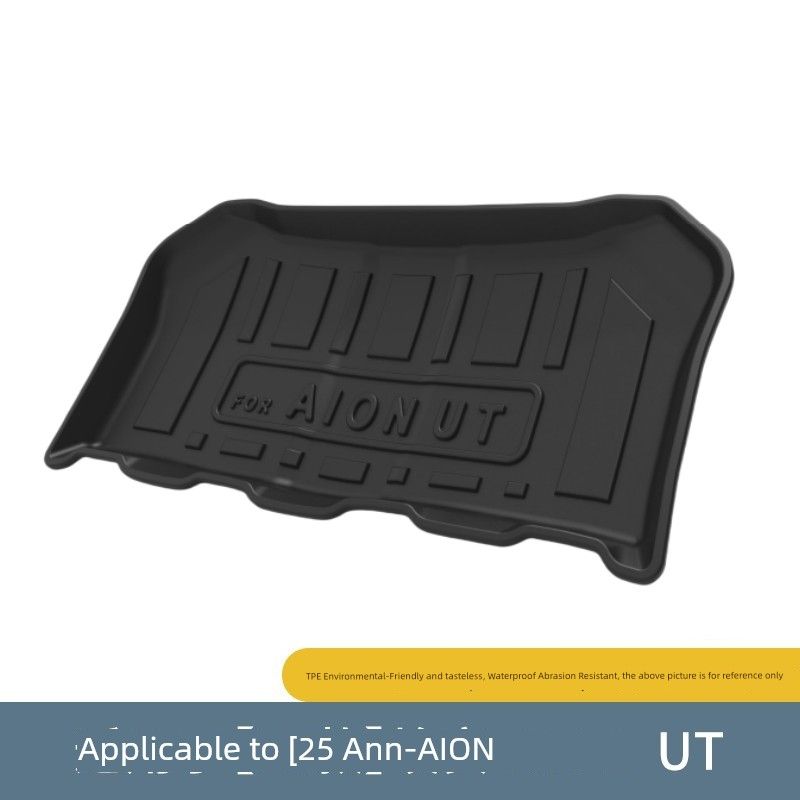 Suitable for 25 Models of Aion Ut Right-Hand Drive Cars, Special Tpe Waterproof Floor Mats, Left-Hand Drive Trunk Mat 25 Years Aian Ut Trunk Lower Compartment Pad