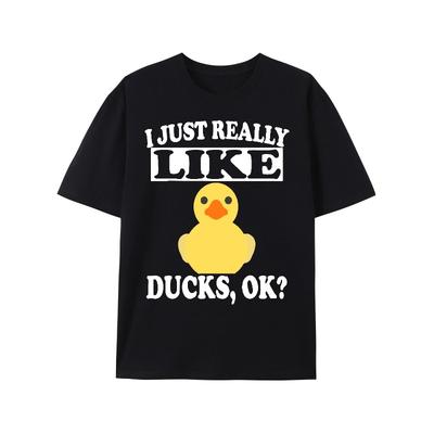 Europäische Größen Entenliebhaber Geschenk T-Shirt