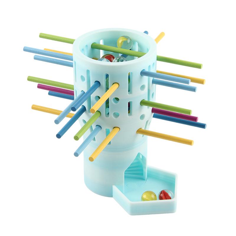 Wooden 3-in-1 Pull Stick Toy for Early Education and Parent-Child Play