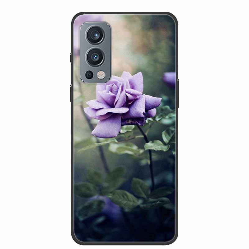 Black Silicone Case For OnePlus Nord 2 5G Phone Case Cover Soft Funda For One Plus OnePlus Nord 2 Back Cover Case 1+Nord 2 Nord2