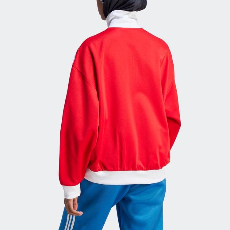 Adidas Originals Adicolor Classics Oversized Track Jacket Women Better Scarlet IK0431