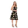 Elegant Women's Summer Sleeveless Floral Beach Dress Perfect For Holiday Occasions Size S-5xl