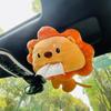 Cartoon Plush Car Tissue Box for Armrest: Cute Hanging Paper Dispenser and Interior Decoration