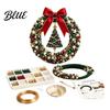 Craft Kits for Holiday Door Wreath Kit Christmas Pearl Adults DIY Handmade Beaded Decor Making