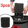 Universal Vacuum Cleaner Foam Filter Set, 3 Pieces Washable Foam Sleeve Filters, Practical Replacement Parts for Wet Dry Vacuums