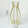 Clear Glass Hydroponic Tube Table Vase Aesthetic Ornament Home Decor Planter for Bookshelf Greenhouse Indoor Living Room Office