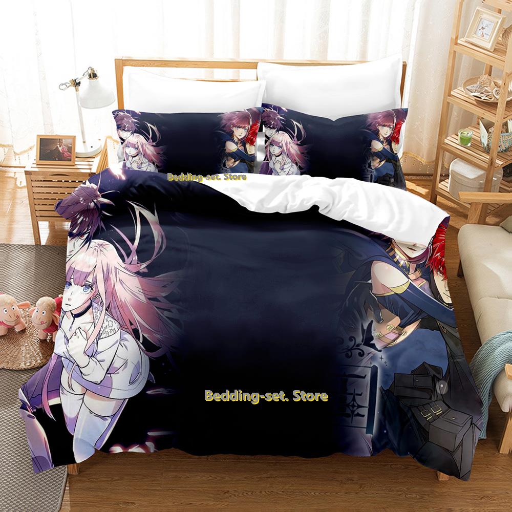 The Kingdoms of Ruin Beding Set Carton Anime Thre-piece Set Adult People Kid Bedrom Thre-piece Suits 3D Kawai Colcha De Vera