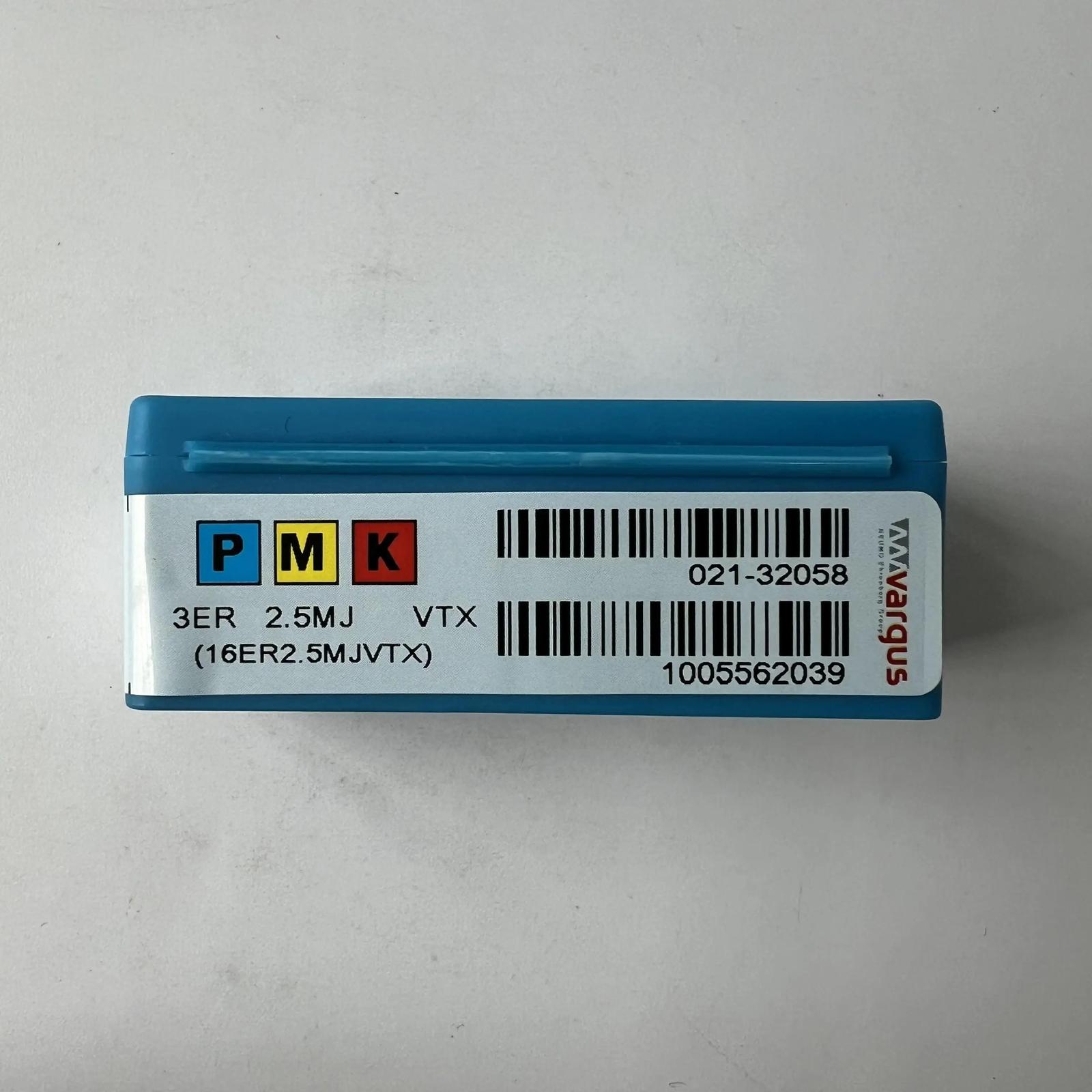 

Original / 3ER2.5MJ VTX / Industrial indexable Carbide Inserts 10 Pcs
