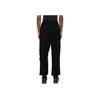 Y-3 Solid Color Straight Leg Drawstring Cargo Pants Men pants Black IN8716