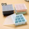 Food Grade Ice Cube Mold Safe Scentless Flexible 9/15 Grids Silicone Ice Cube Plate