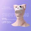 Swiming Diving Facekini Uv Sun Protection Full Face Mask Head Neck Cover Face Elastic Swim Cap For Diving Water Sports Wear