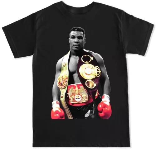 

Mike Tyson Boxing Men T-shirt Black Cotton Tee All Sizes S to 5X Unisex T-Shirt XL