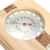 Thermometure Humidity Meter Bath & Sauna Sauna Thermometer Wooden Indoor/Outdoor Hygrometer Steam Wood Sauna Room