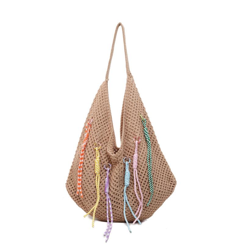 New Seaside Vacation Beach Woven Bag Tote Bag Trendy Bag Large Capacity Straw Bag Women's Bag Tote Bag