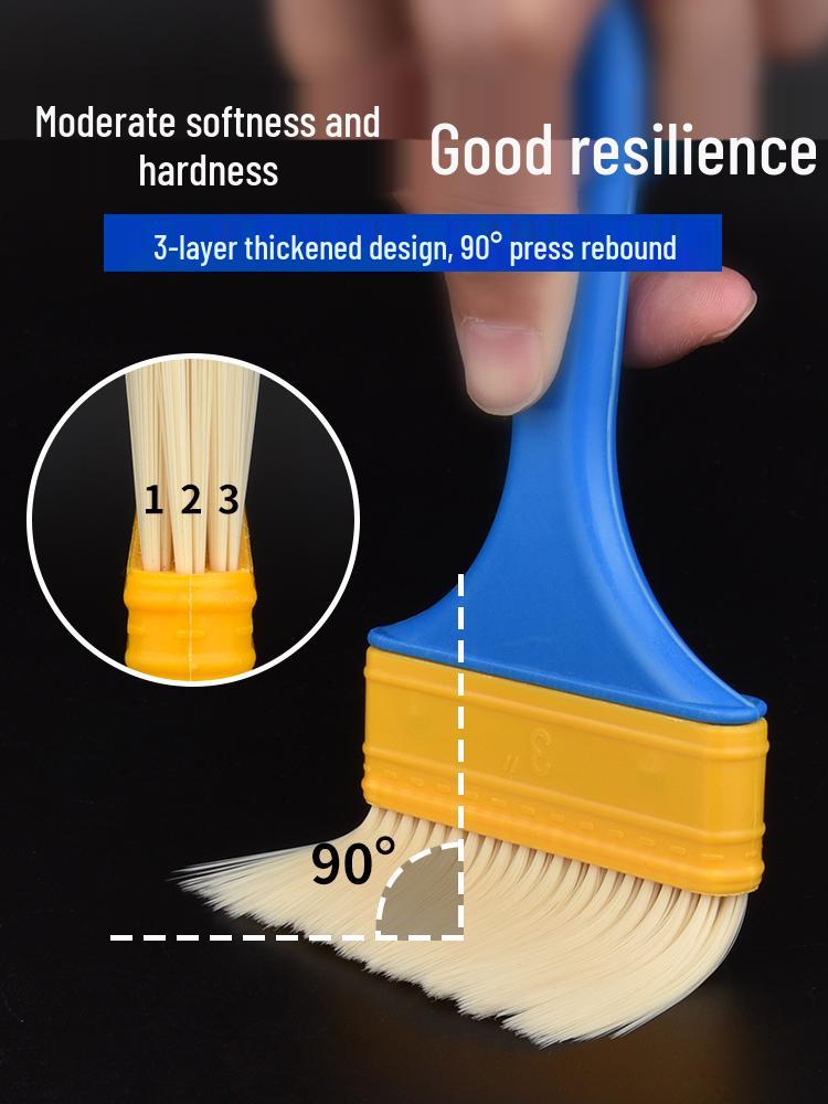 Nylon Bristle Cleaning and Painting Brush Set – Small, Hard, and Soft Bristles for Barbecue, Dust Removal, and Oil Painting