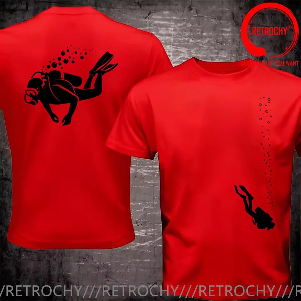 Funny Design Scuba Diving Diver Dive Design Shirt Unisex Fashion Trendy Casual Clothing Stylish Tops Tee Shirt Leisure Tshirt Unisex