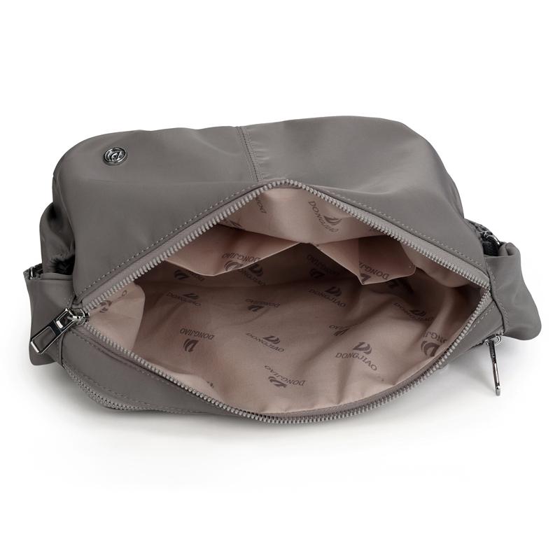 Bolsa Transversal Feminina Bolsa de Ombro Plissada para Exterior