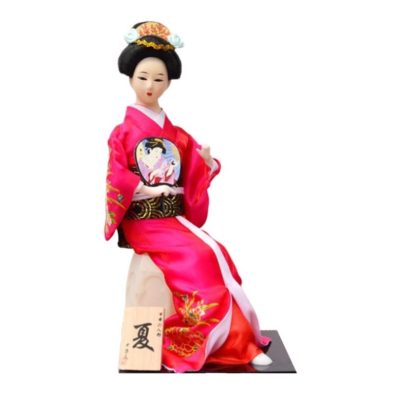 12Inch Handmade Kimono Dolls Ornamentation Ideal For Japanese Cuisines Restaurants And Home Room Authentics Decors
