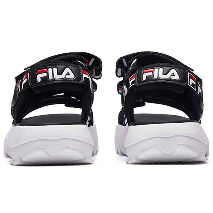 New FILA Morden Chic FMC Beach Sandals Women's Black/White F12W123802GBW