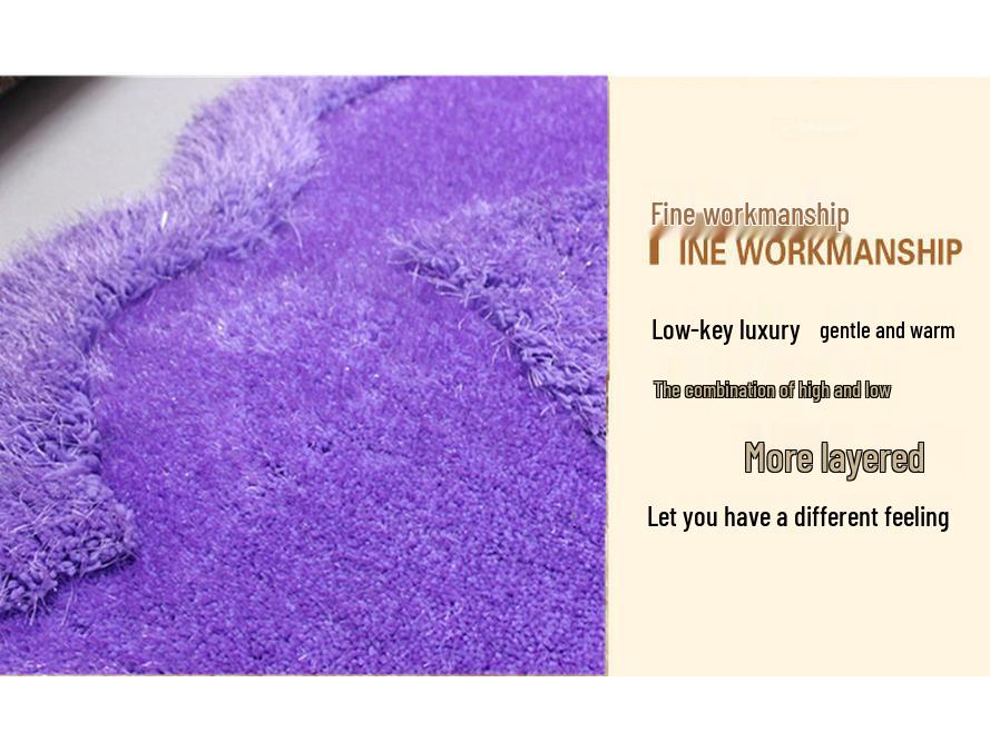 Red Heart-Shaped Non-Slip Wedding Room Floor Mat for Bedroom