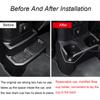Car Rear Seat Water Cup Holder, Black For Jeep Wrangler JL JT 2018+  Accessories