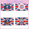 Wufudtp Bandeira de Carlos III Tecido de Fundo 90x150cm Bandeira Union Jack para Exterior