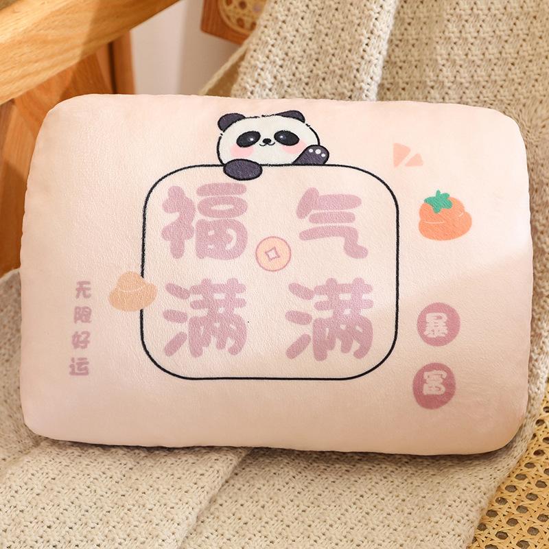 Student Autumn And Winter Dual-Purpose Hand Warmer Throw Pillow Hand Warmer Cover Can Be Inserted Into The Pillow Office Plush Lunch Break Pillow